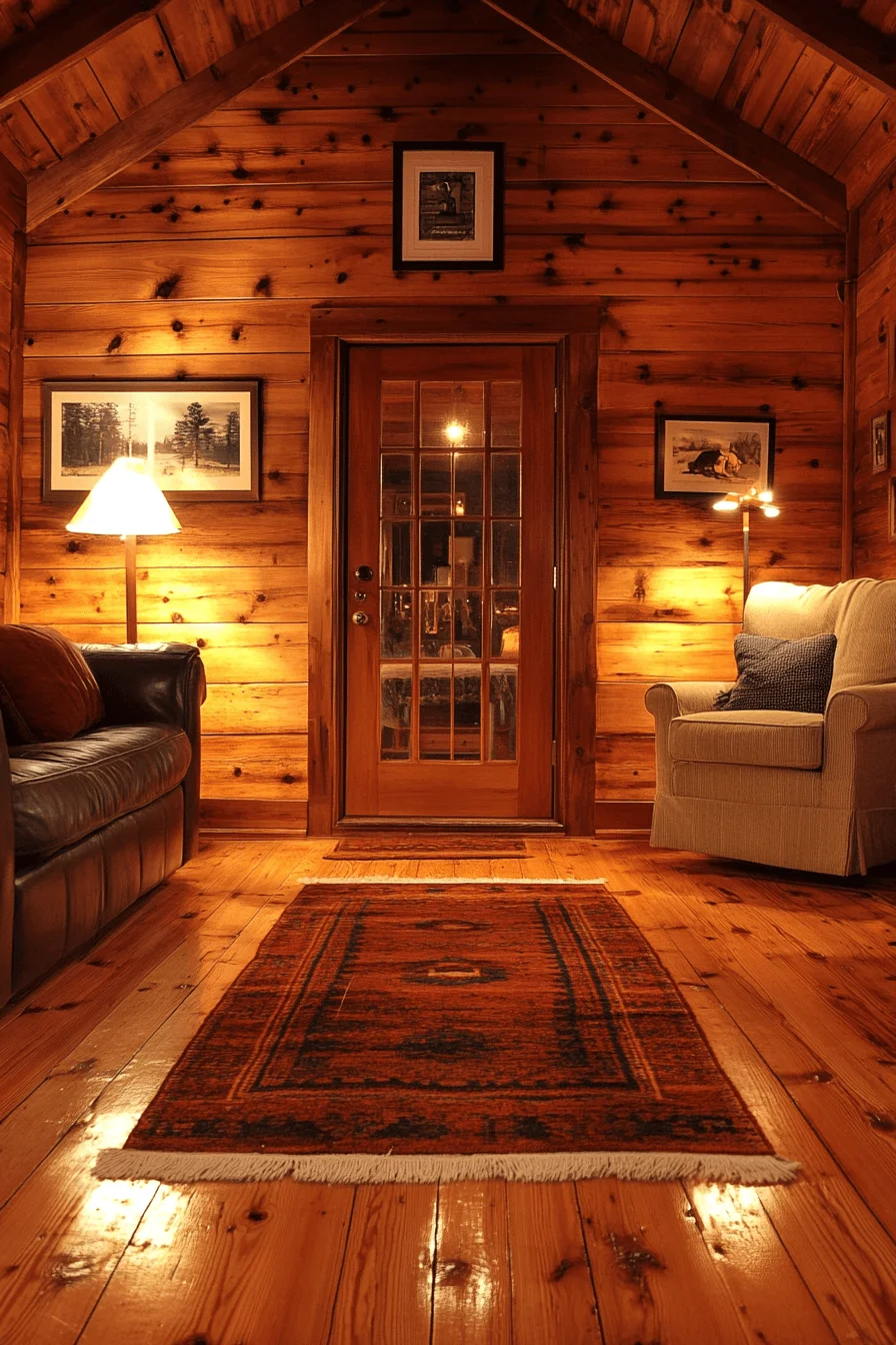 old cabin interior