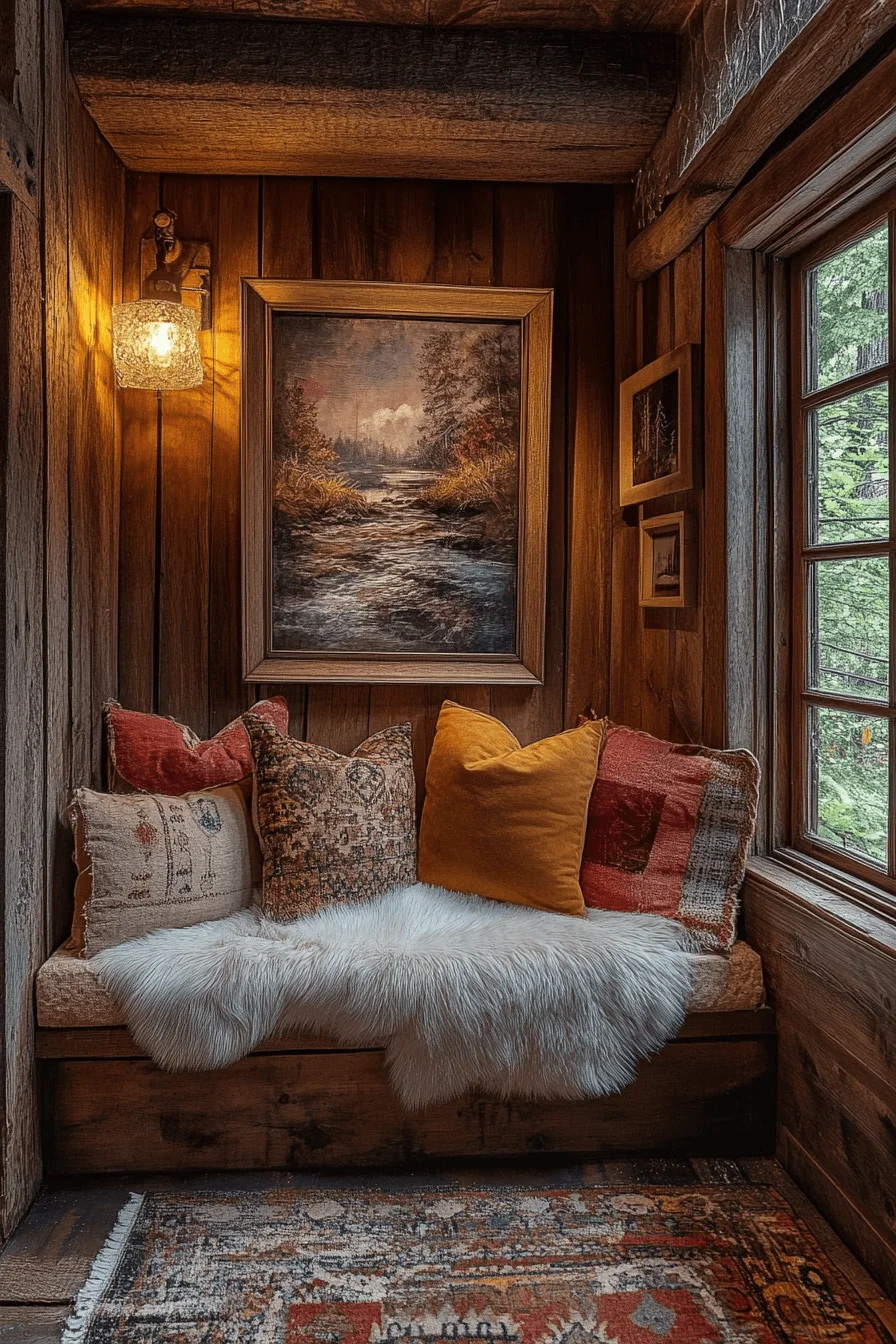 old cabin interior