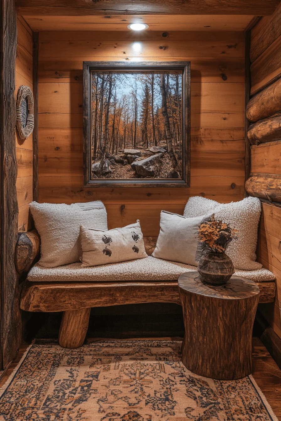 old cabin interior