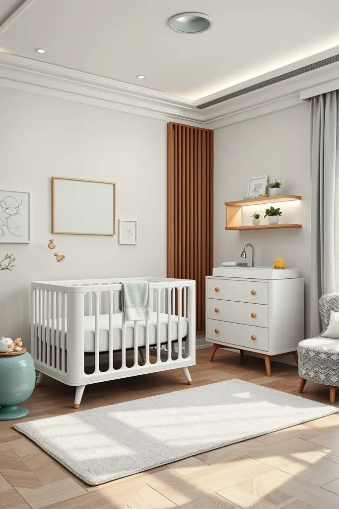 Smart nursery lighting and modular furniture