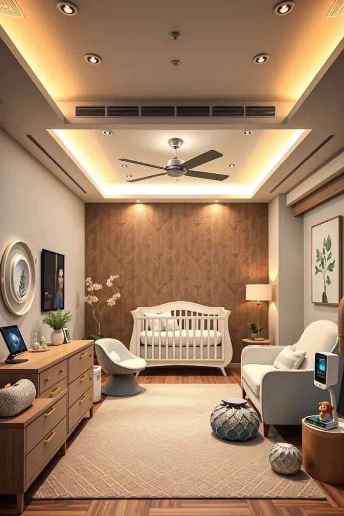 Nursery with integrated smart technology
