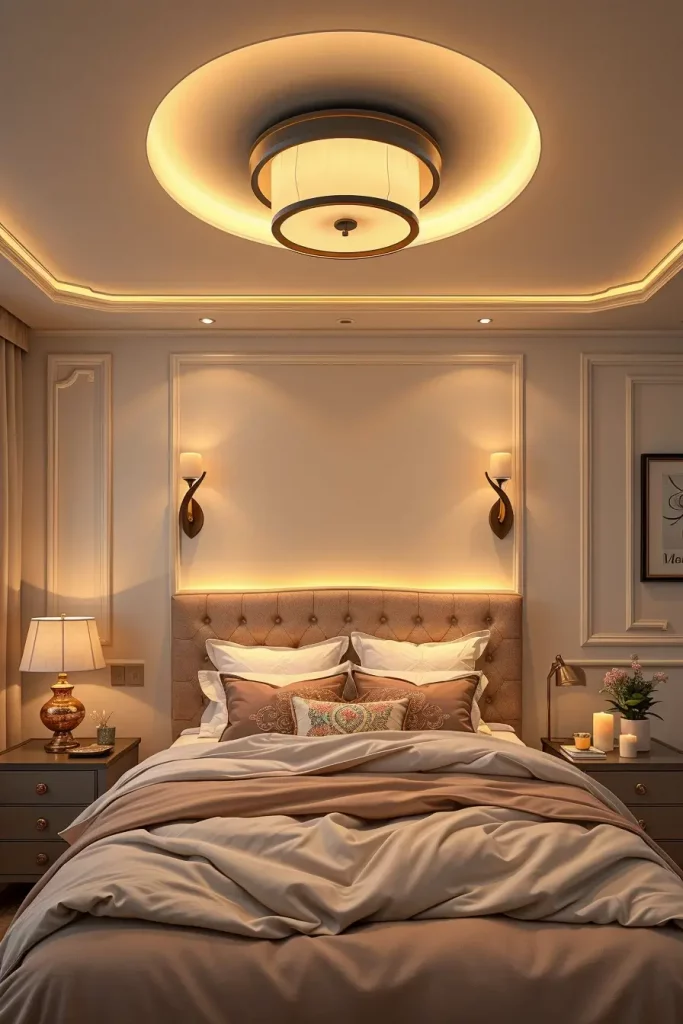 Ambient lighting in bedroom