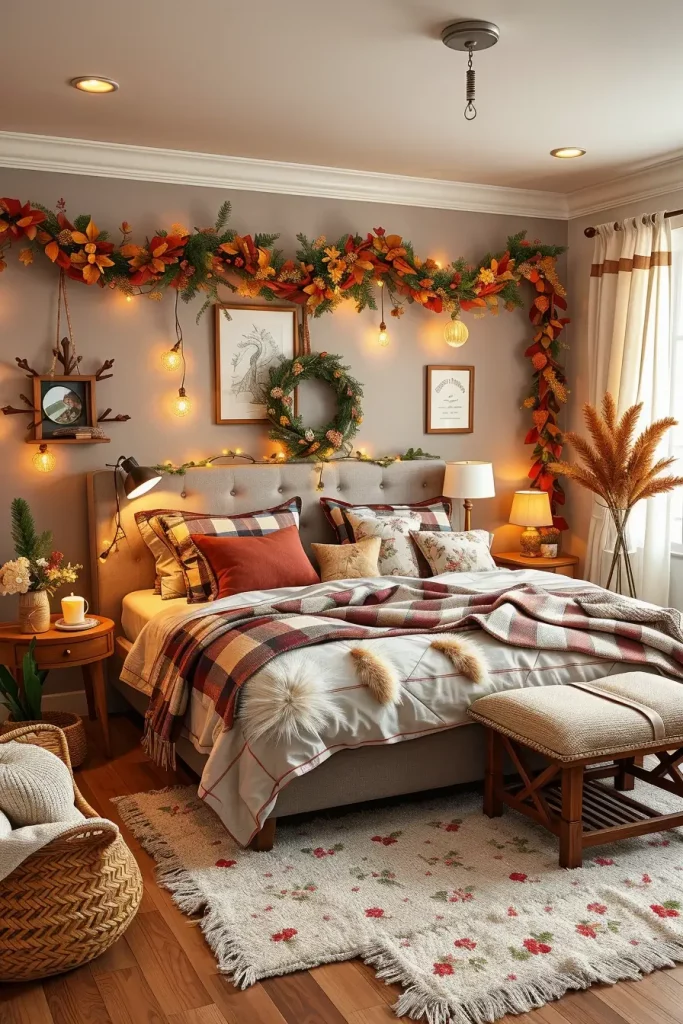 Seasonal bedroom decor