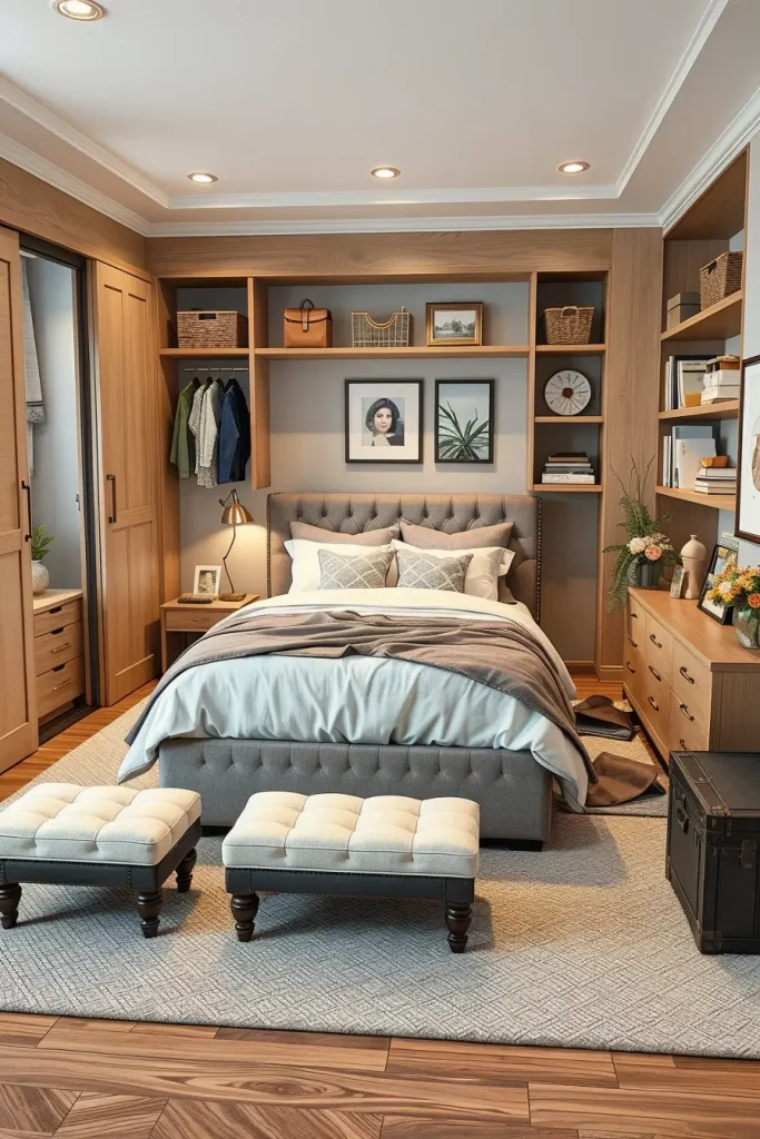 Smart bedroom storage