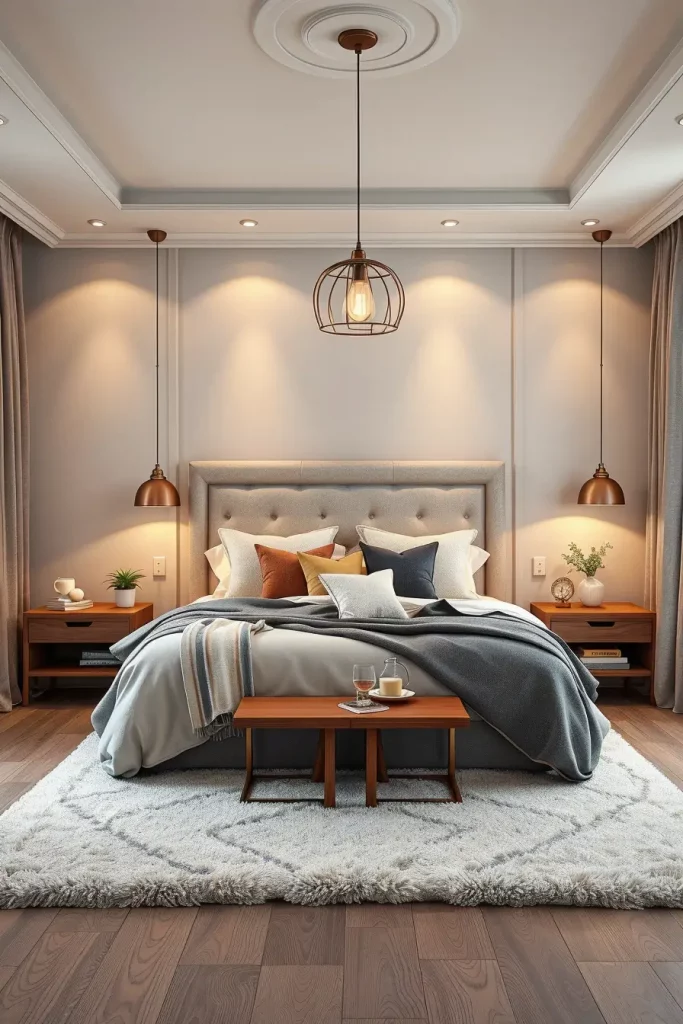 Cozy bedroom for couples