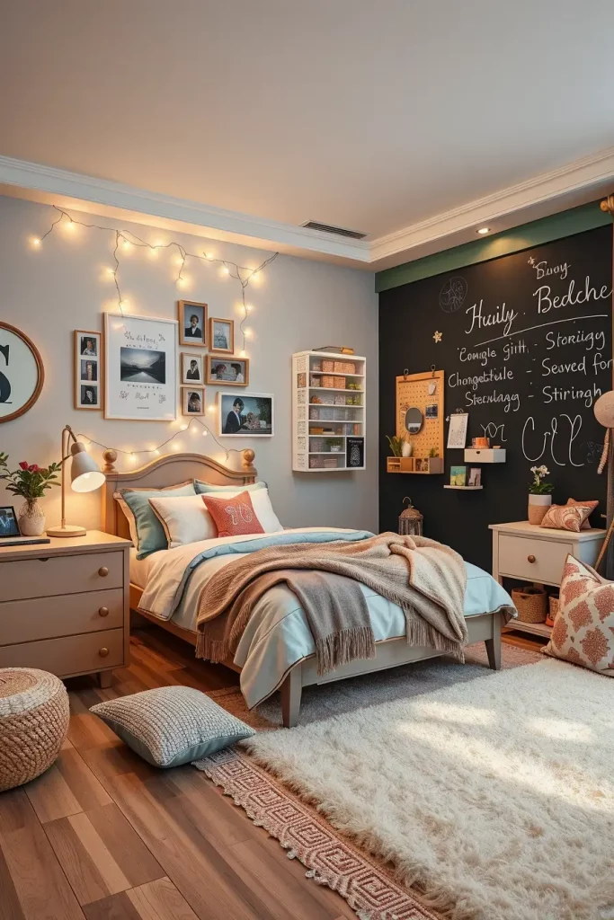 Personalized bedroom decor with monogrammed bedding