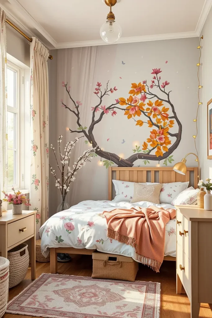 Seasonal bedding and decor swaps