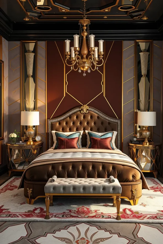 Luxurious Art Deco Bedroom