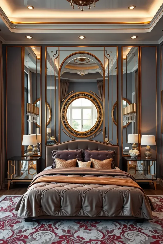 Mirrored Bedroom Decor