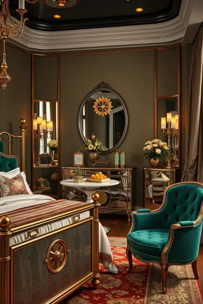 Art Deco Metallic Details