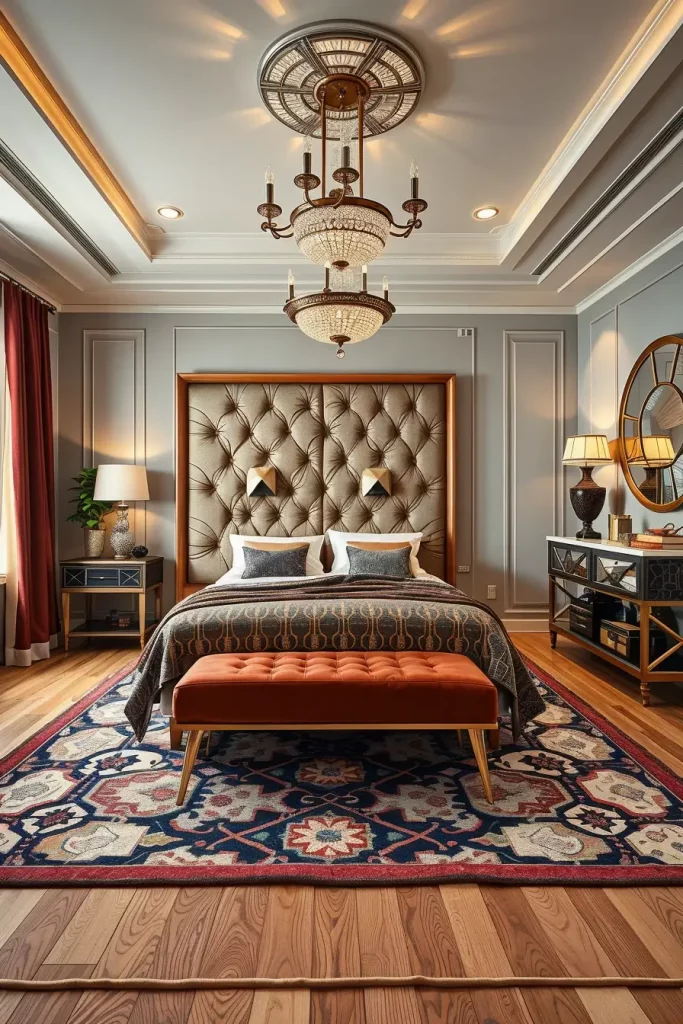 Contemporary Art Deco Bedroom