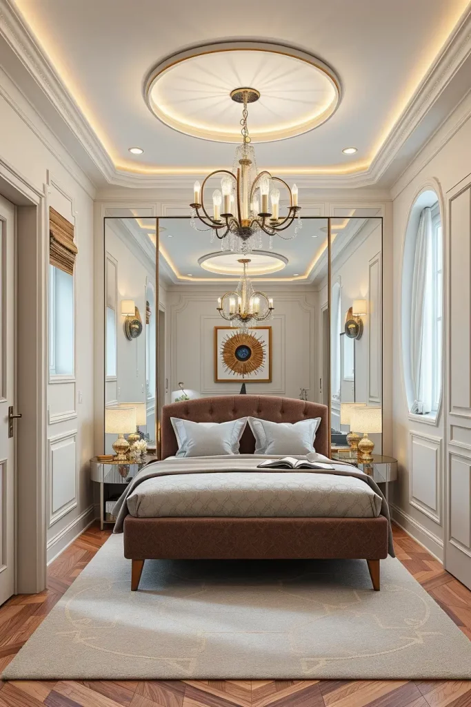 Small Glamorous Bedroom