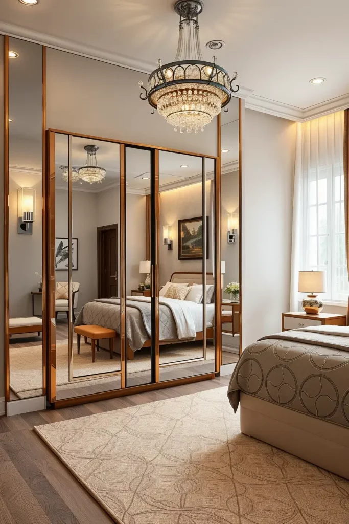 Compact Art Deco Bedroom