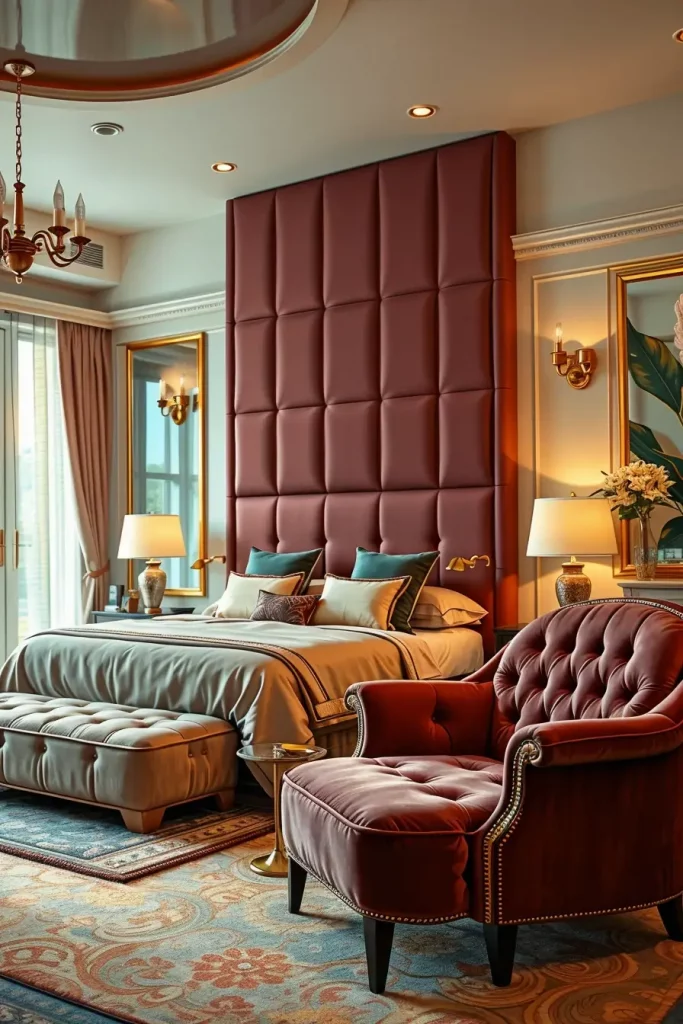 Romantic Art Deco Bedroom