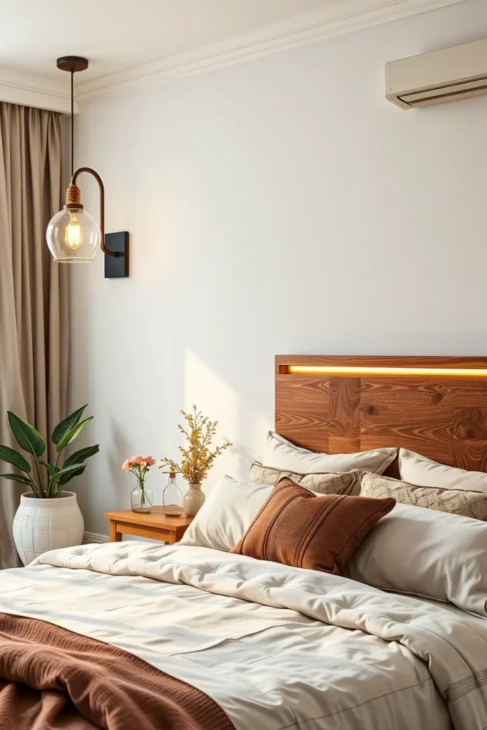 LED lighting in bedroom