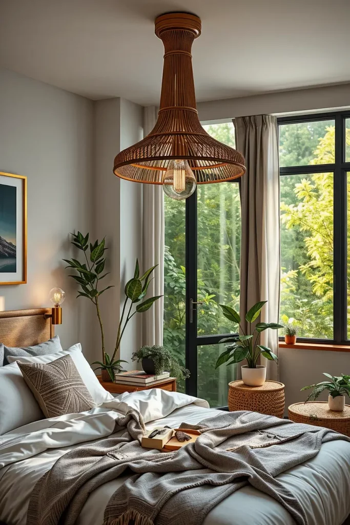 Sustainable bedroom lighting
