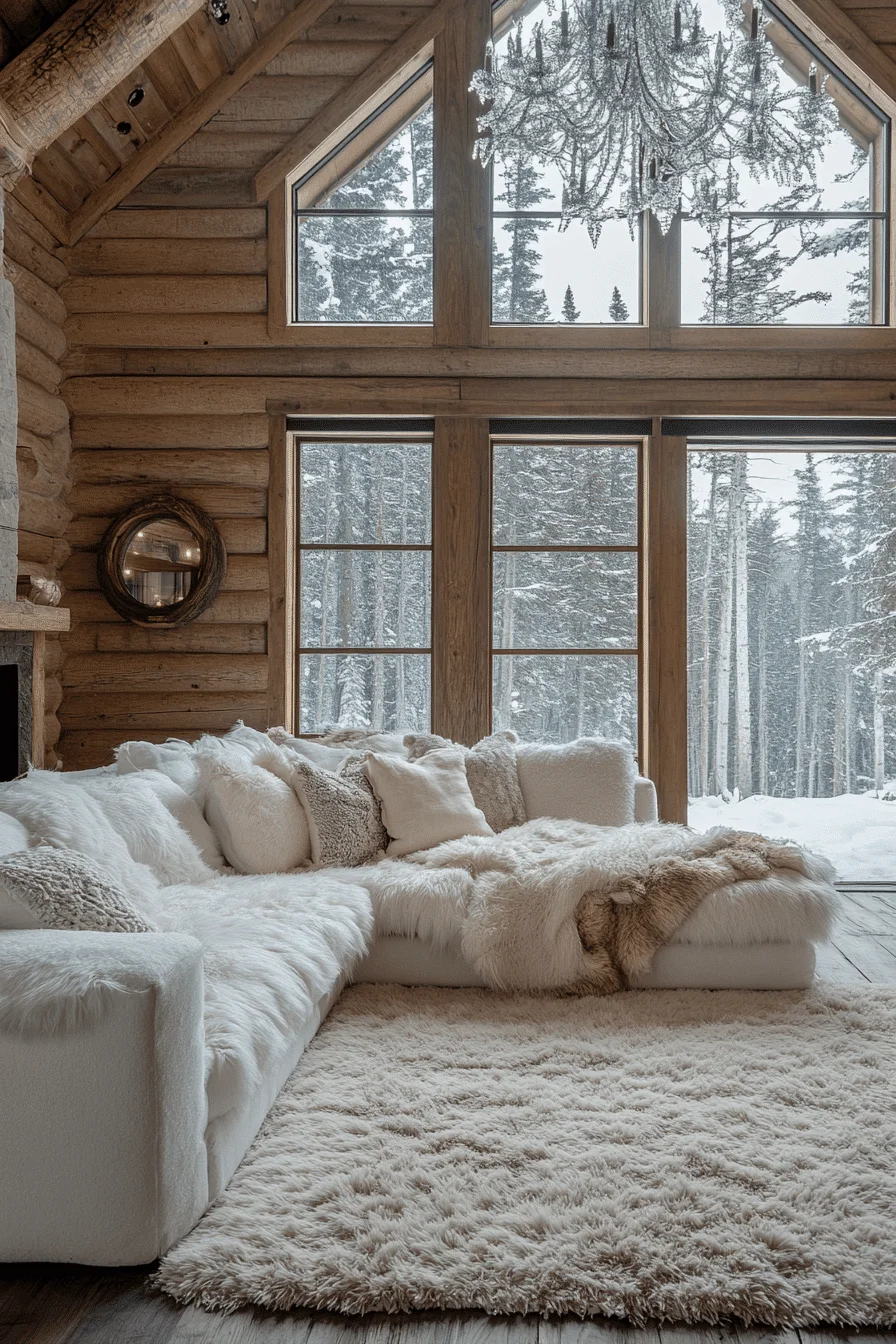 arctic warmth cabin aesthetic
