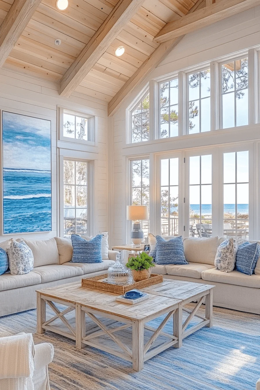 breezy coastal cabin aesthetic