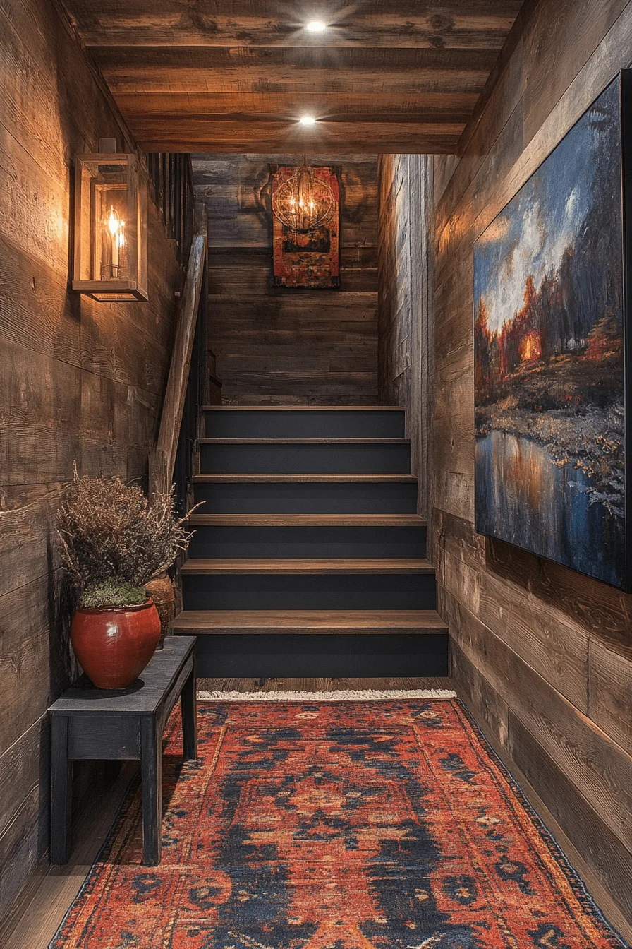 rustic contemporary cabin aesthetic