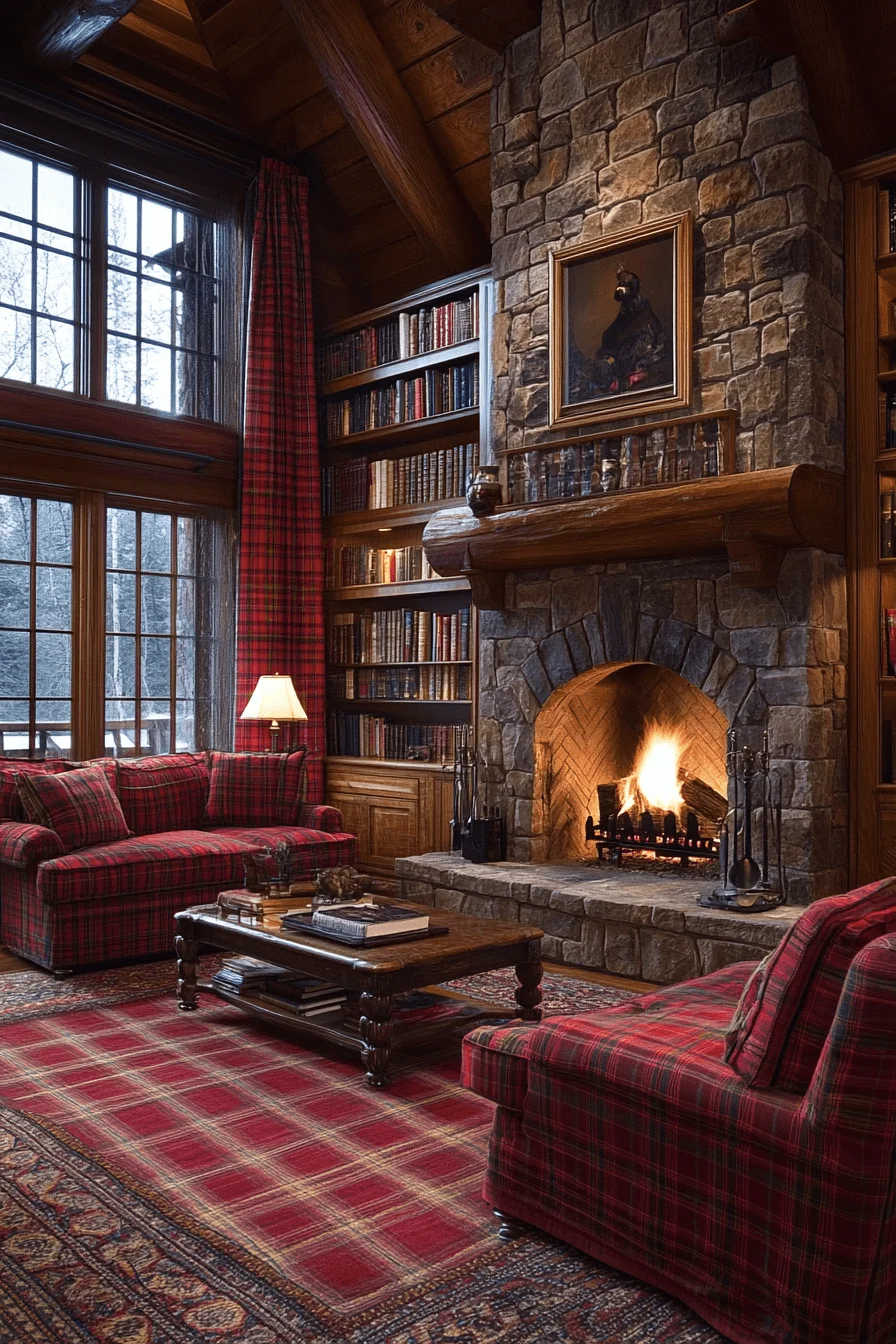 traditional highland cottage cabin aesthetic