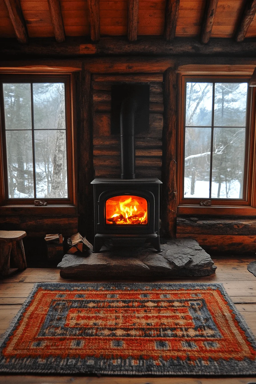 isolated rustic cabin aesthetic