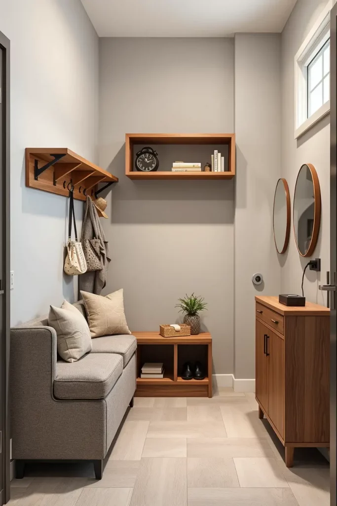 Multi-functional entryway furniture