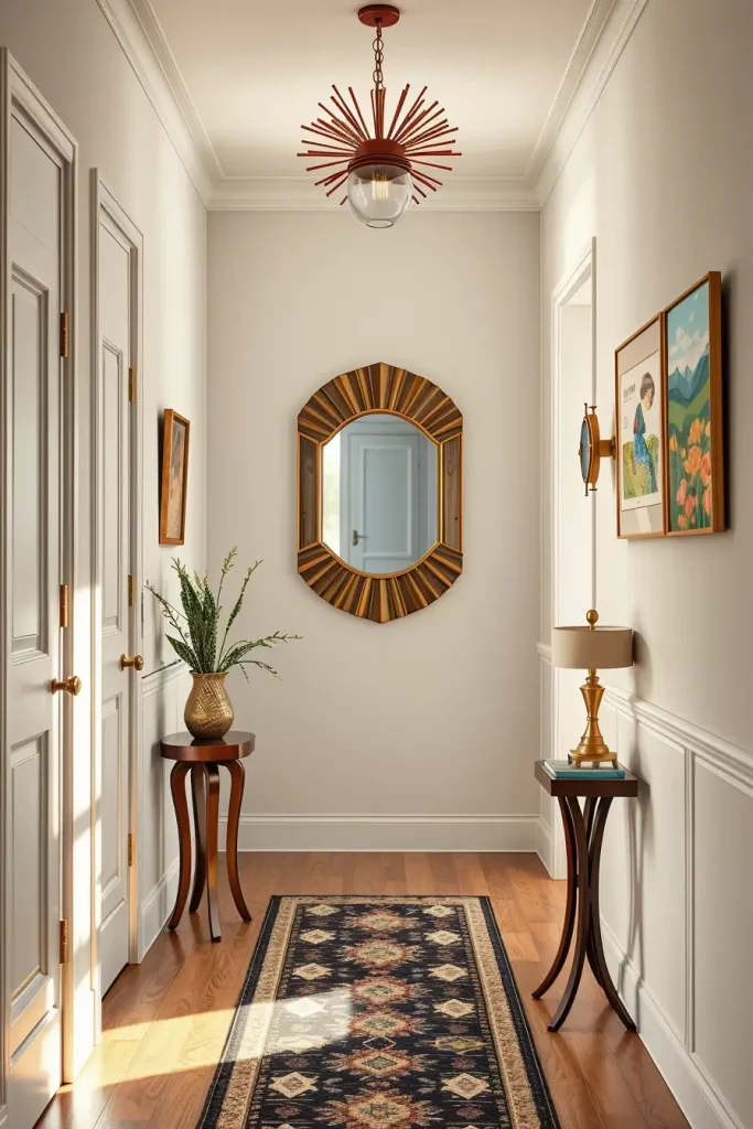 Art Deco sunburst mirror