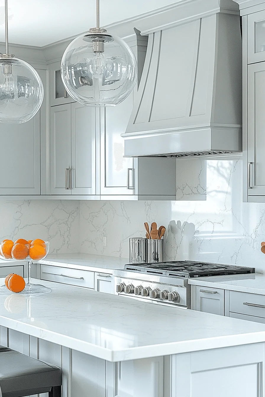 grey kitchen cabinets