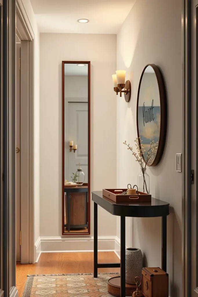 Tall narrow entry table