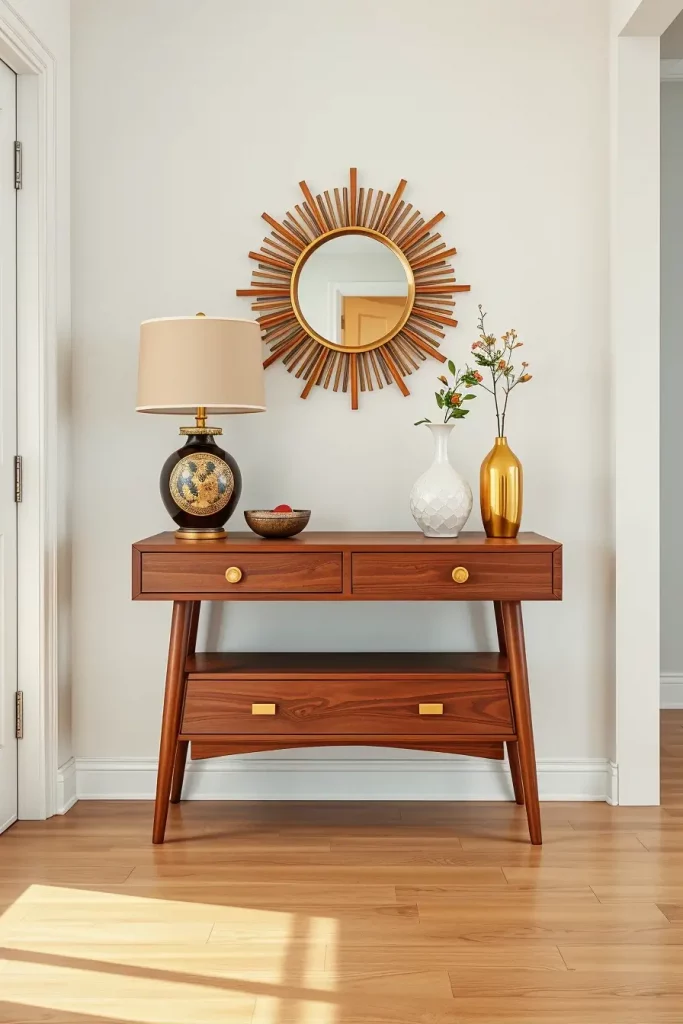 Mid-century modern entry table