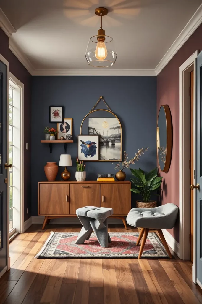 Entryway with nautical theme