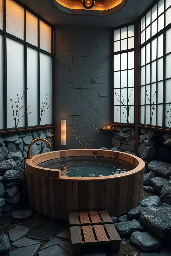 Japanese style bathroom