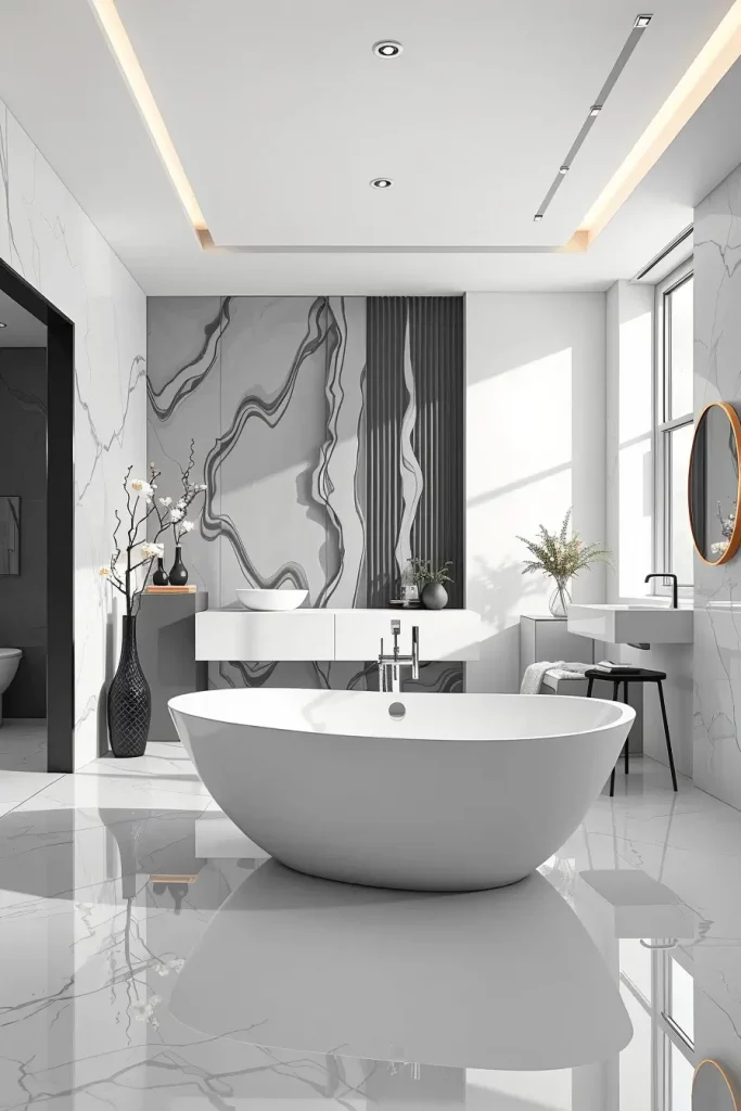 Modern artistic bathtub