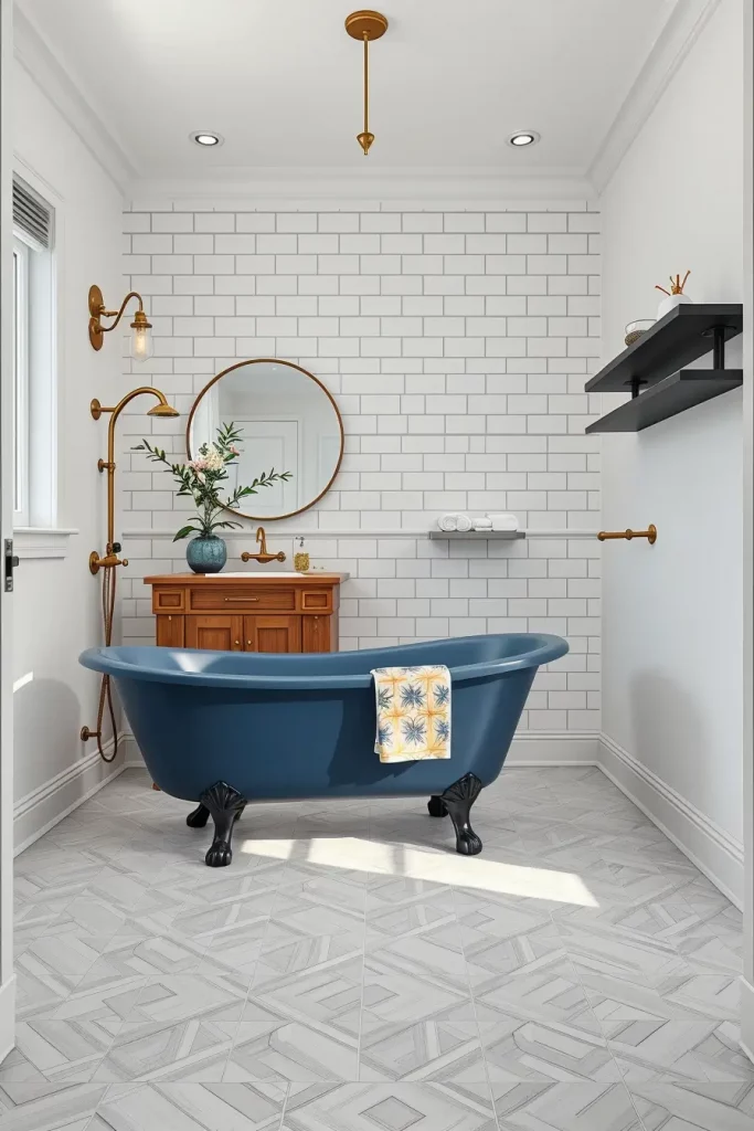 Modern clawfoot tub