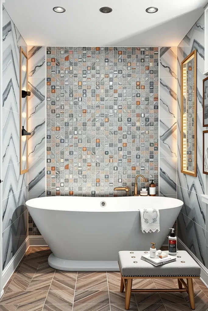 Bathroom tile surround