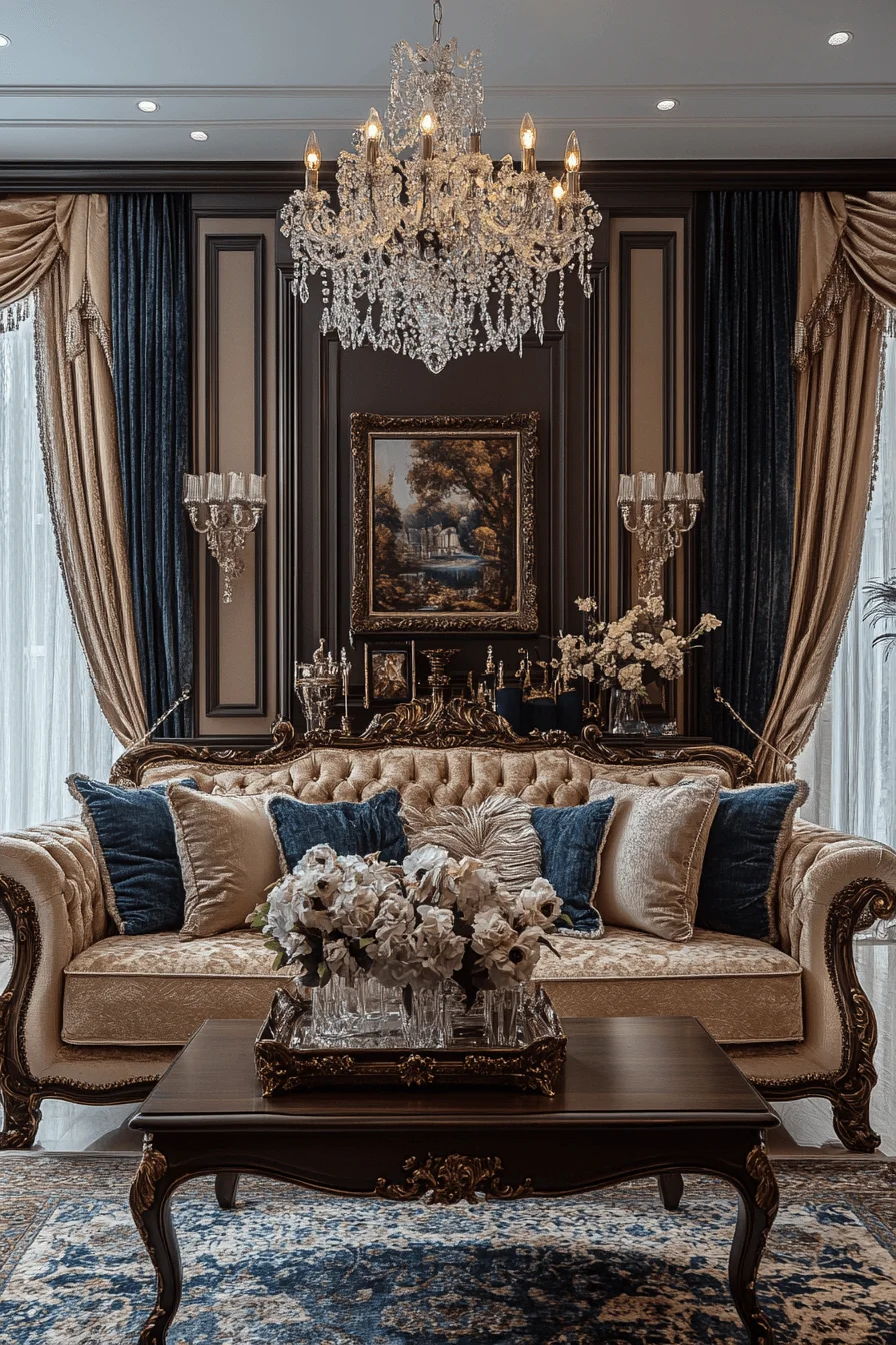 french provincial living room