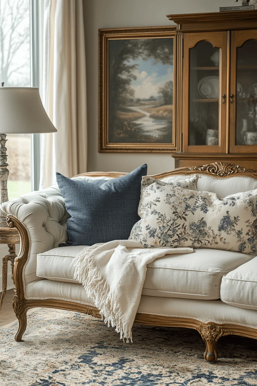 french provincial living room