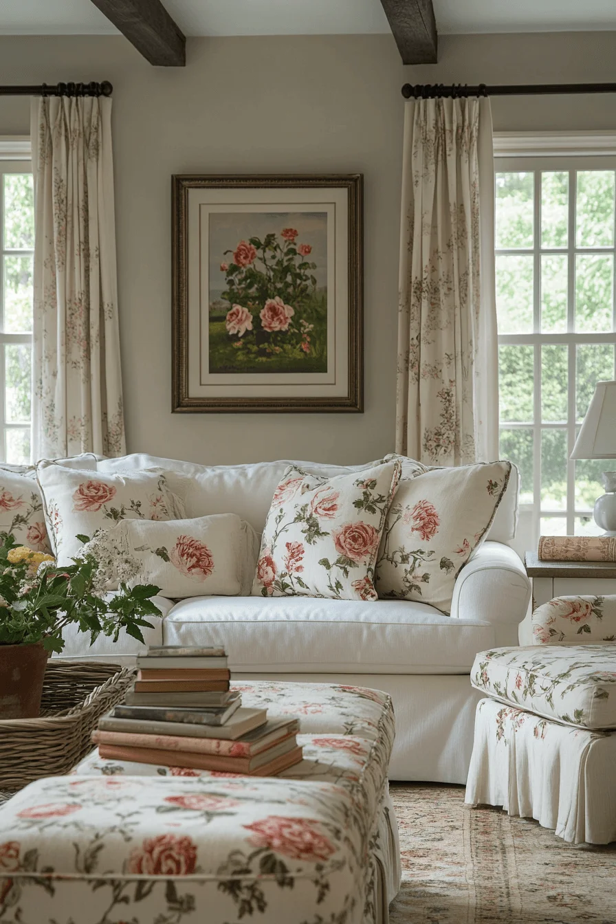 french provincial living room