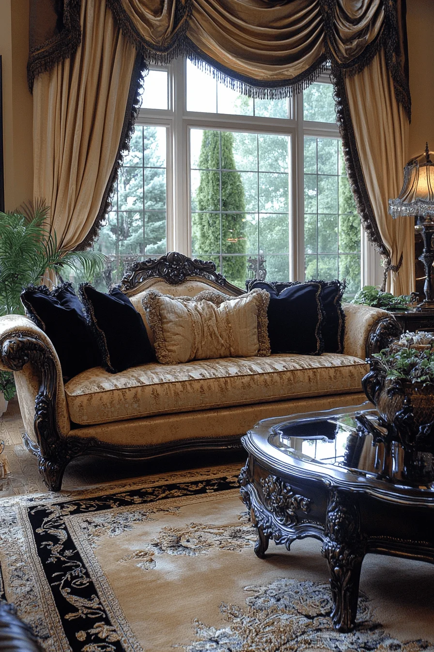 french provincial living room