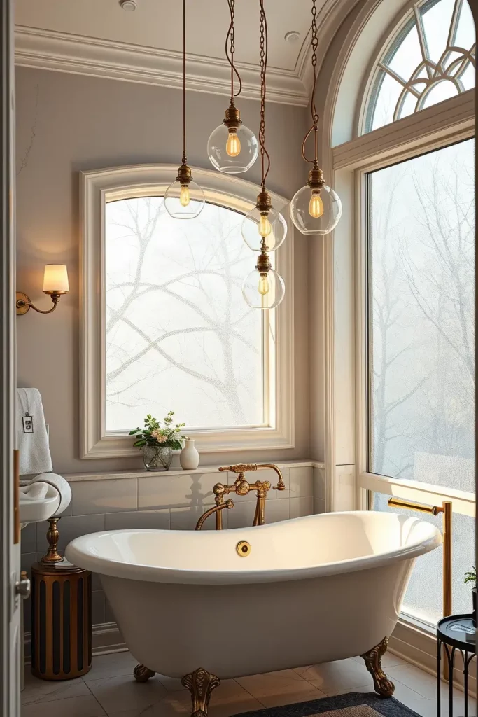 Clustered bubble pendant lights