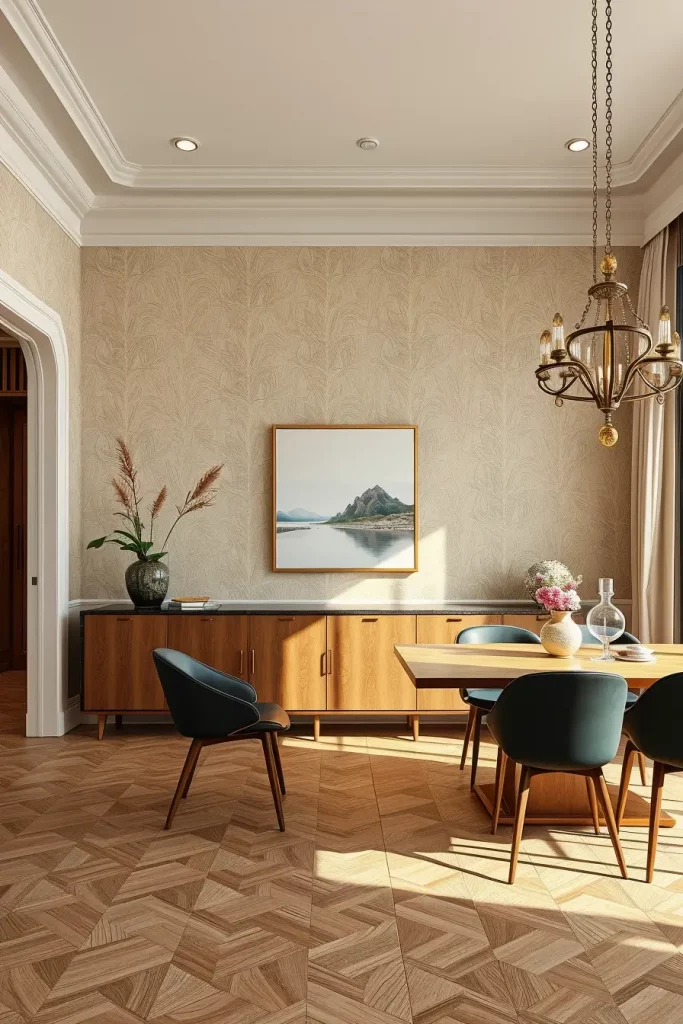 Textured neutral wallpaper