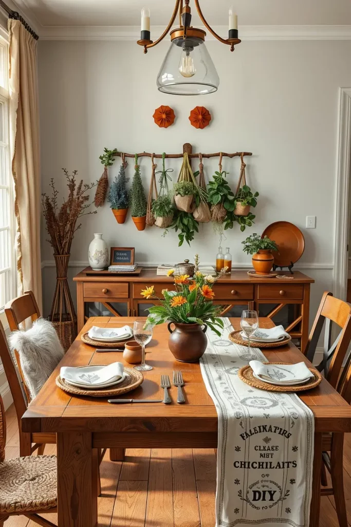 DIY herb bundle decor