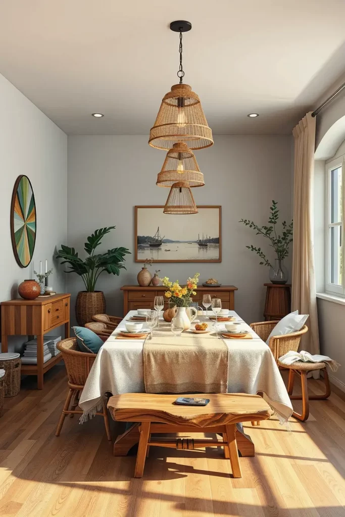 Sustainable dining room decor