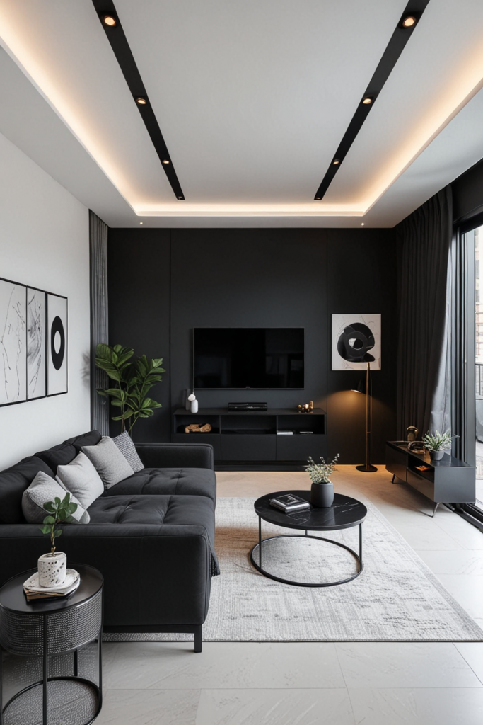 Contemporary black furniture