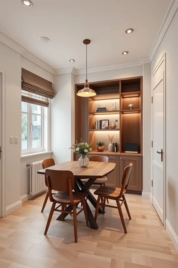Extendable dining table