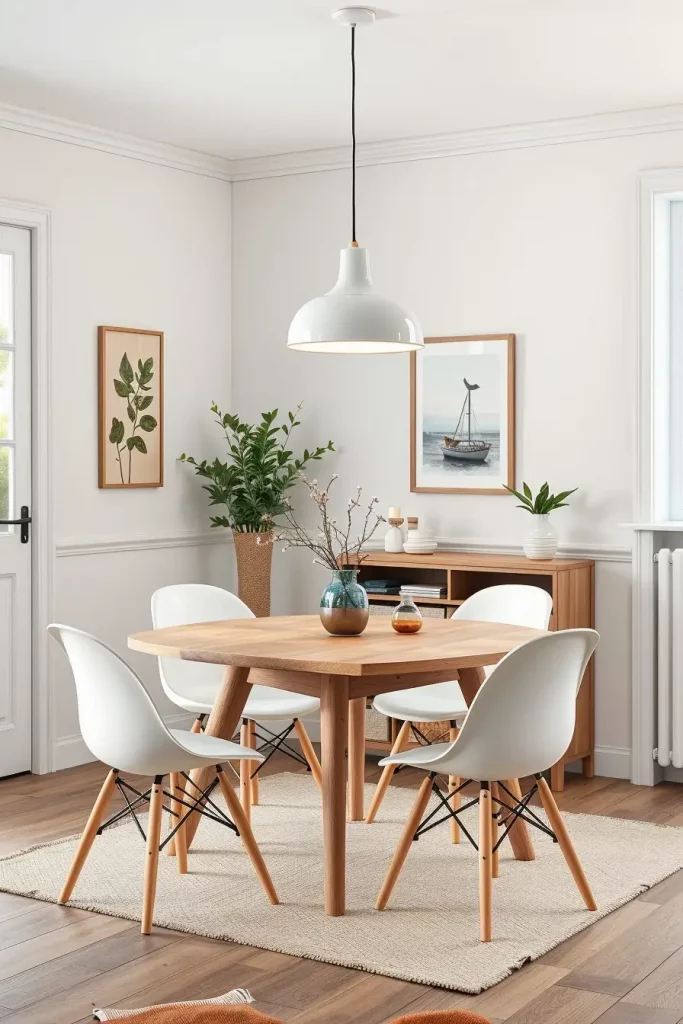 Scandinavian style dining nook