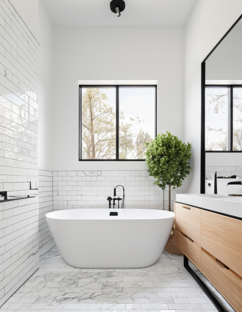 Classic White Bathroom