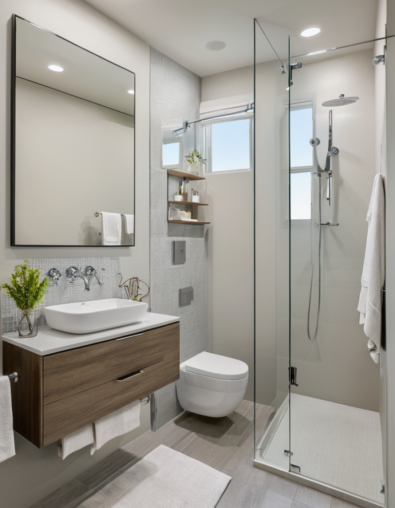 Compact Apartment Bathroom