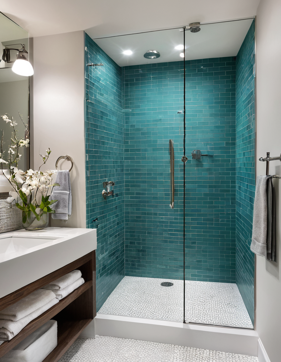 Budget-friendly walk-in shower design