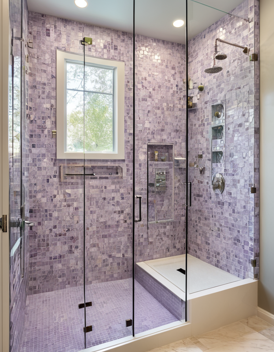 Custom walk-in shower design